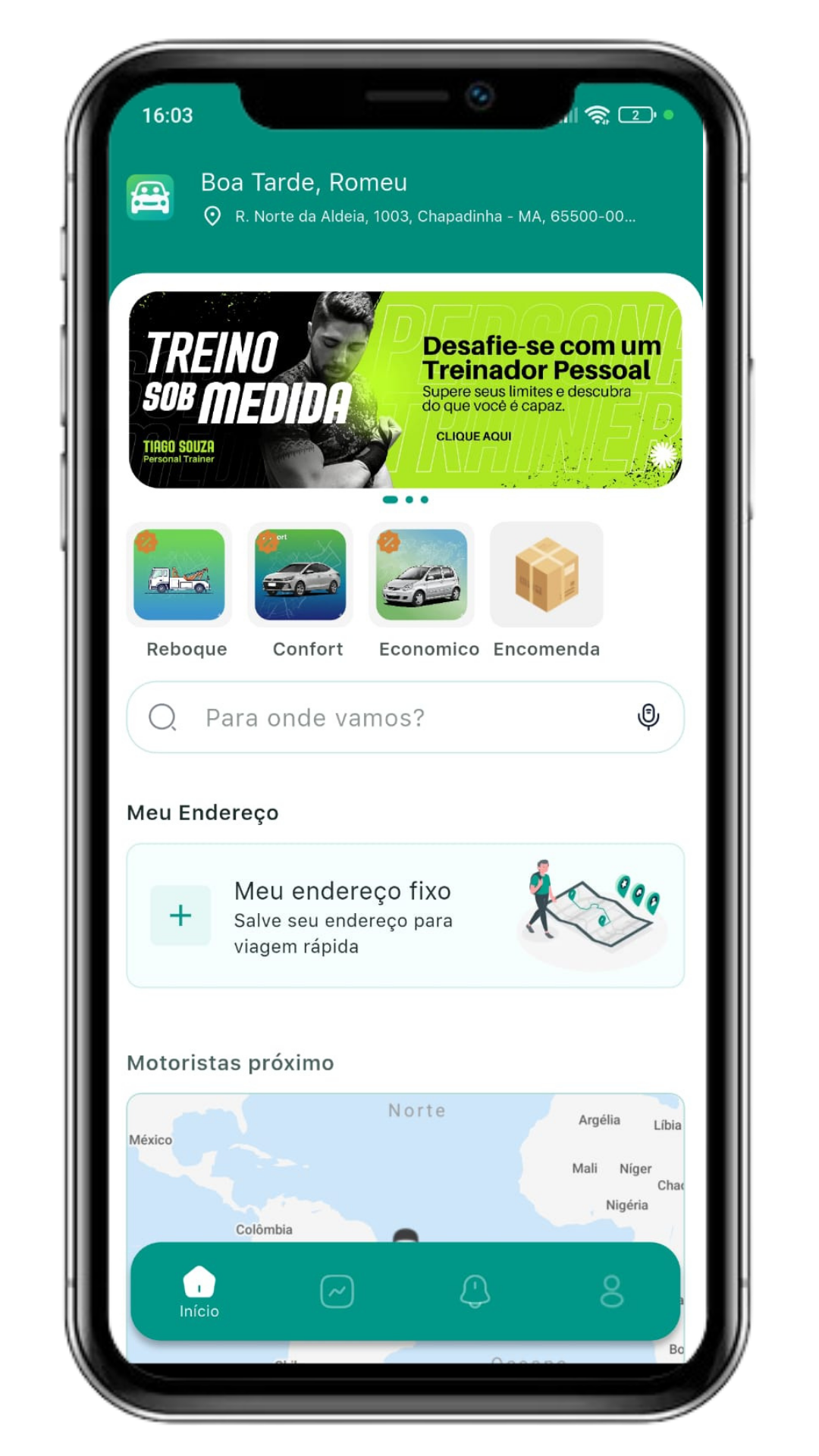 Screenshot do projeto SPZ Servicos