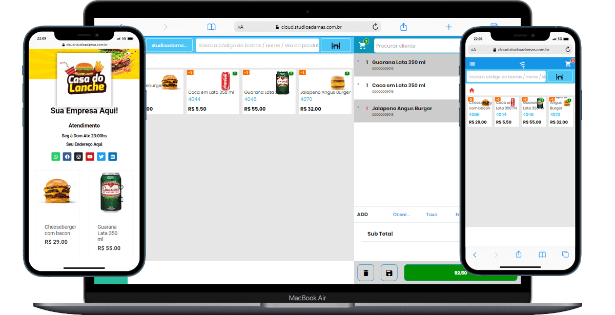 Screenshot do projeto Sistema PDV + Delivery